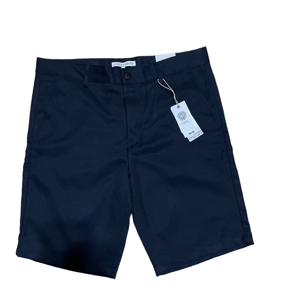 Size 32 Vince Camuto new with tags, navy  men’s flat front shorts